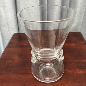 Steuben Signet Vase,  Model 8002,  by David Hills 6" Mid Century Modern